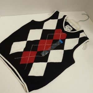 NWOT- Children's Place Argyle Sweater Vest - 4T